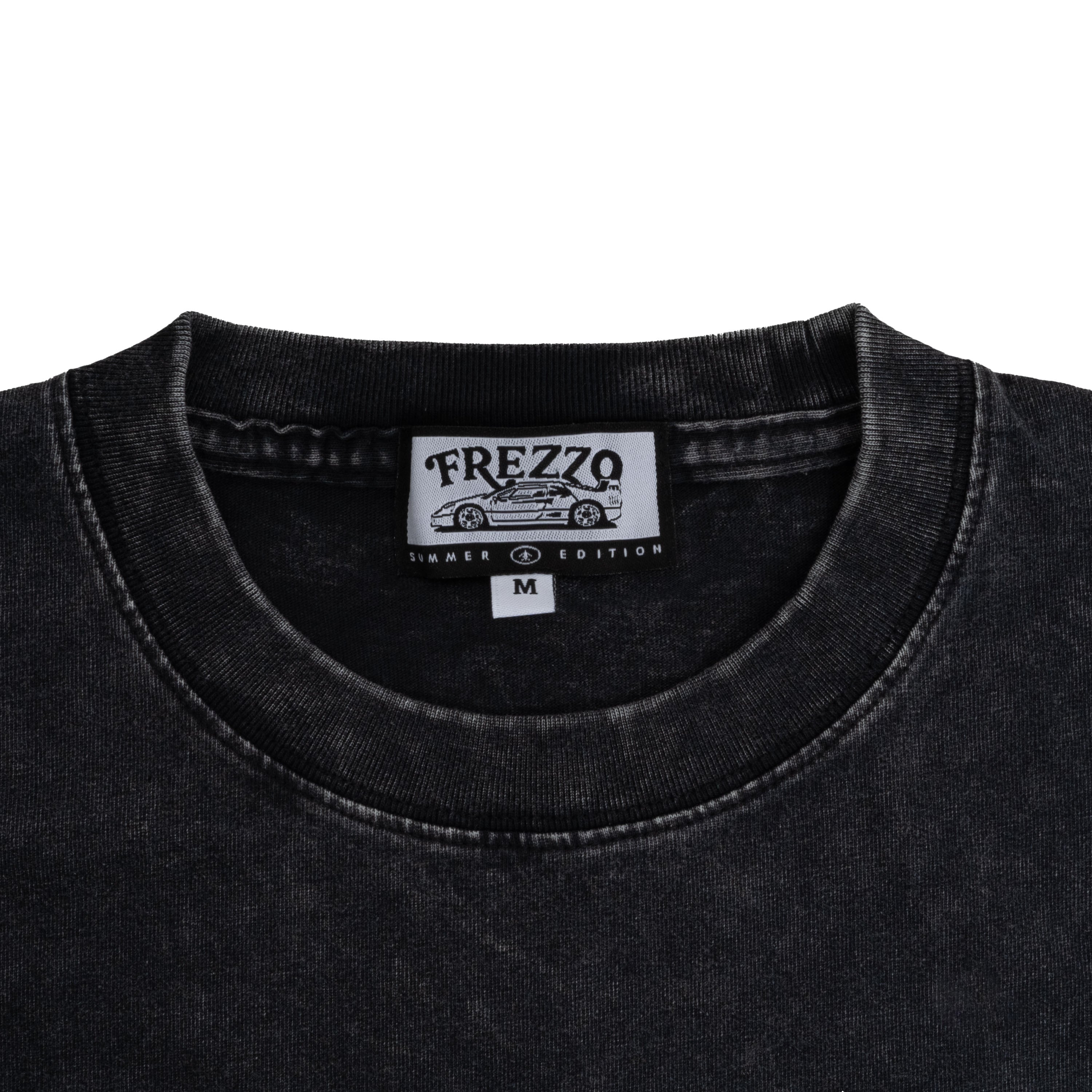 STONE WASHED T-SHIRT BLACK